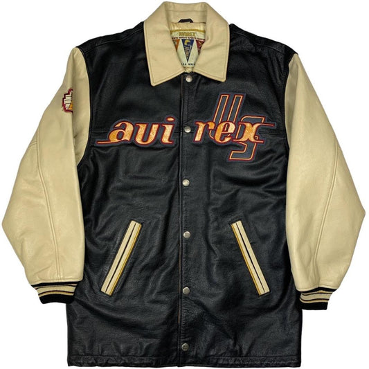 Avirex USA Bobsled Team Leather Varsity Jacket