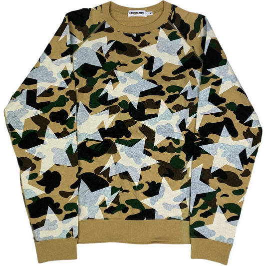 Bape Bapesta Camo Sweatshirt