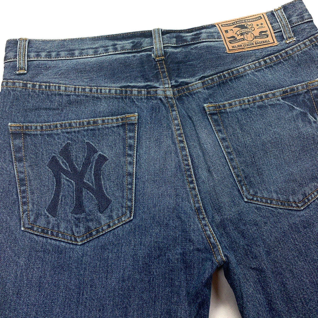 New York Yankees Front Spell Out Denim Jeans