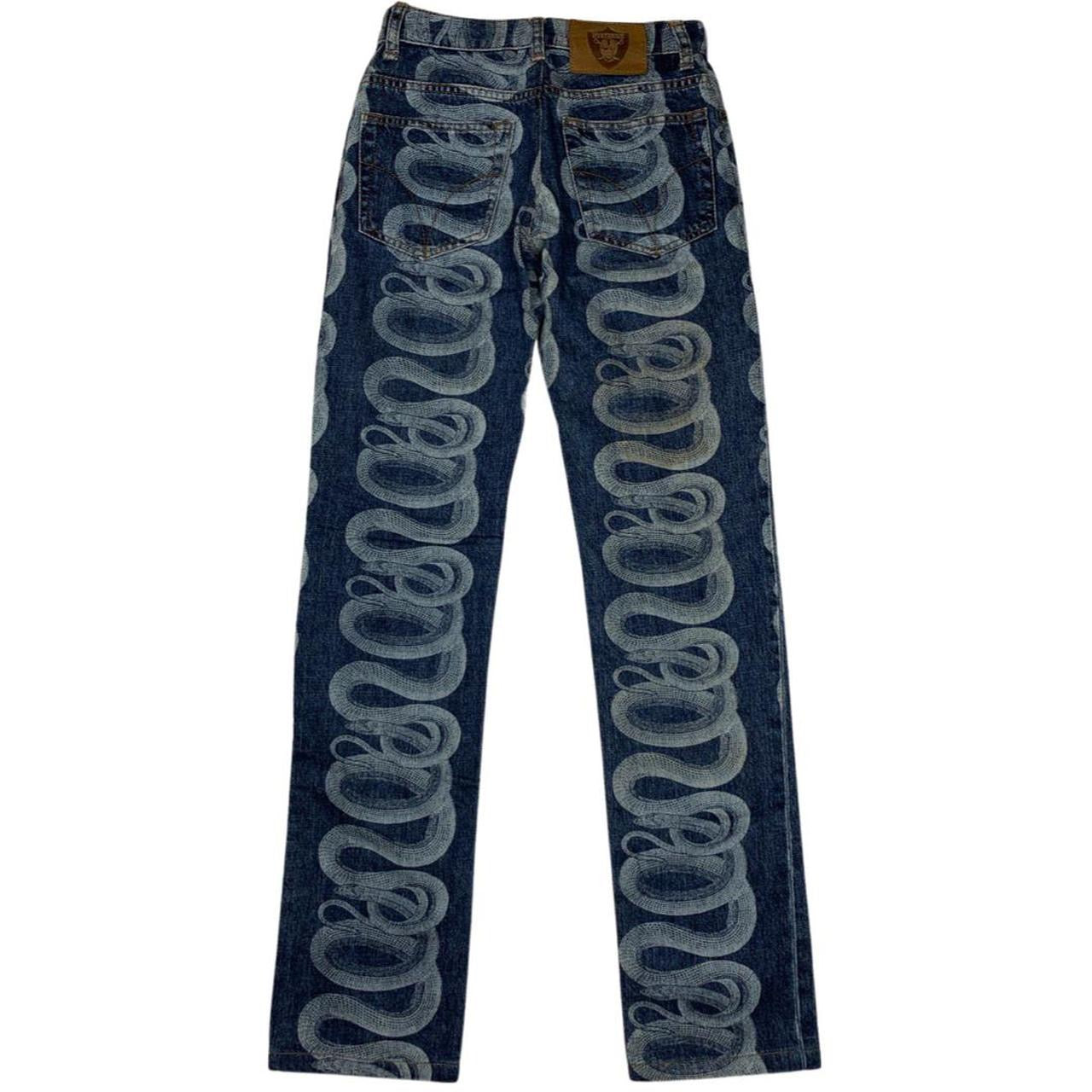 Hysteric Glamour Snake Print Denim Jeans