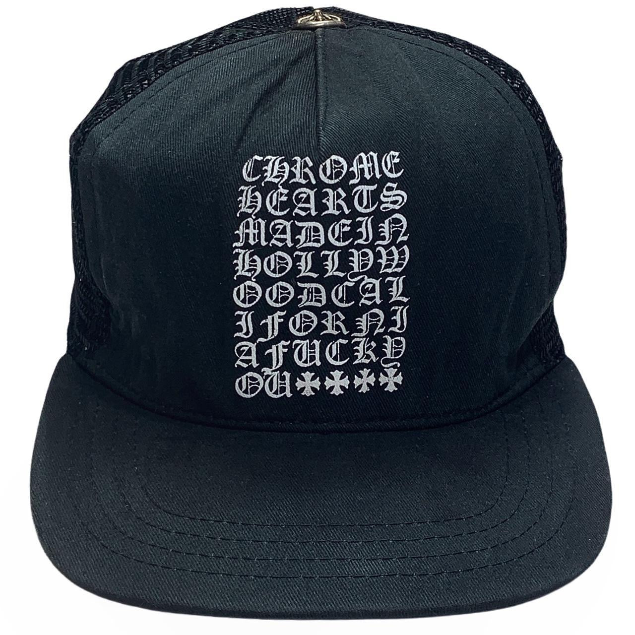 Chrome Hearts Old English Trucker Cap