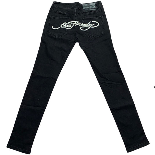 Ed Hardy Spell Out Denim Jeans