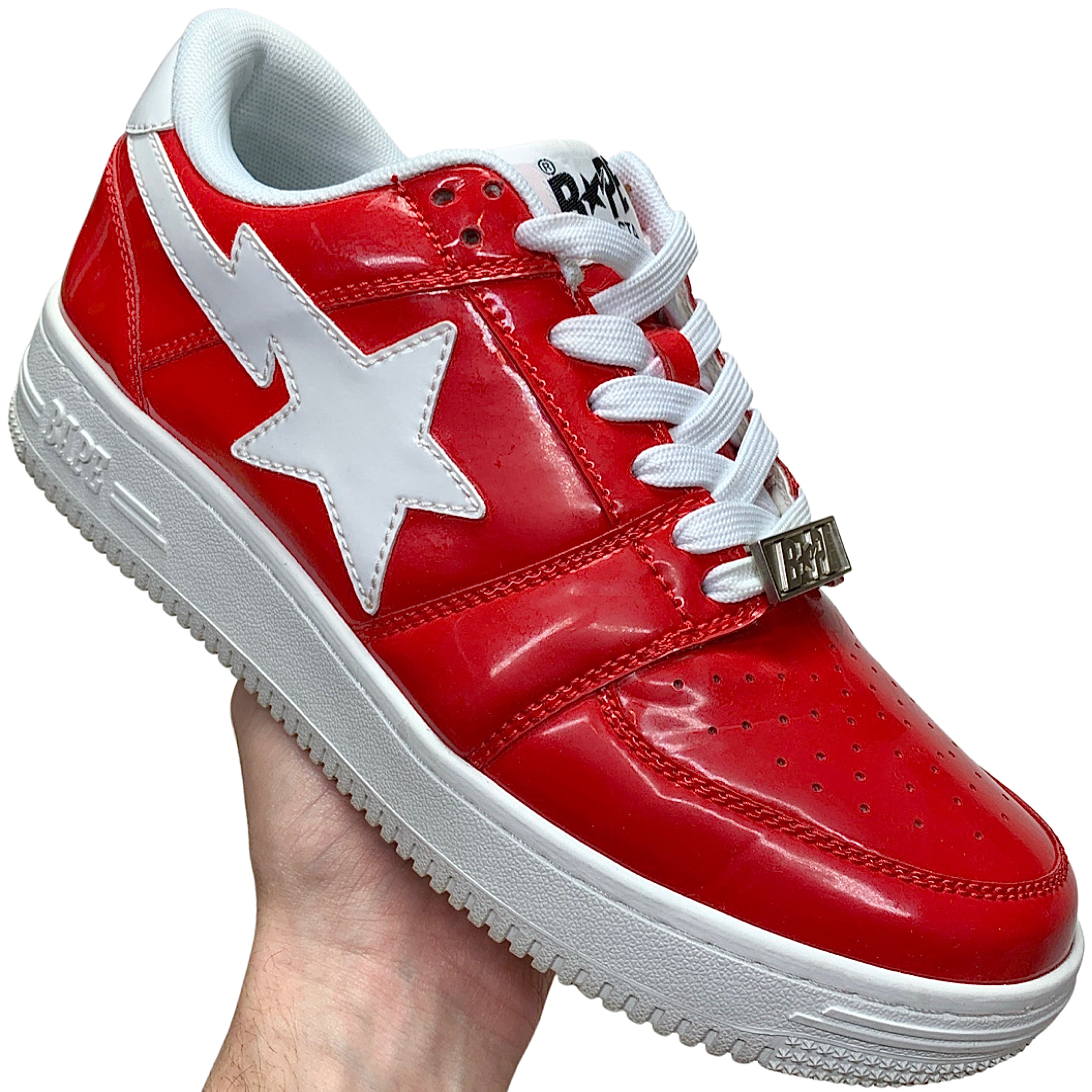 Bape Bapesta Shoes / Sneakers in Red – Ethan's Emporium