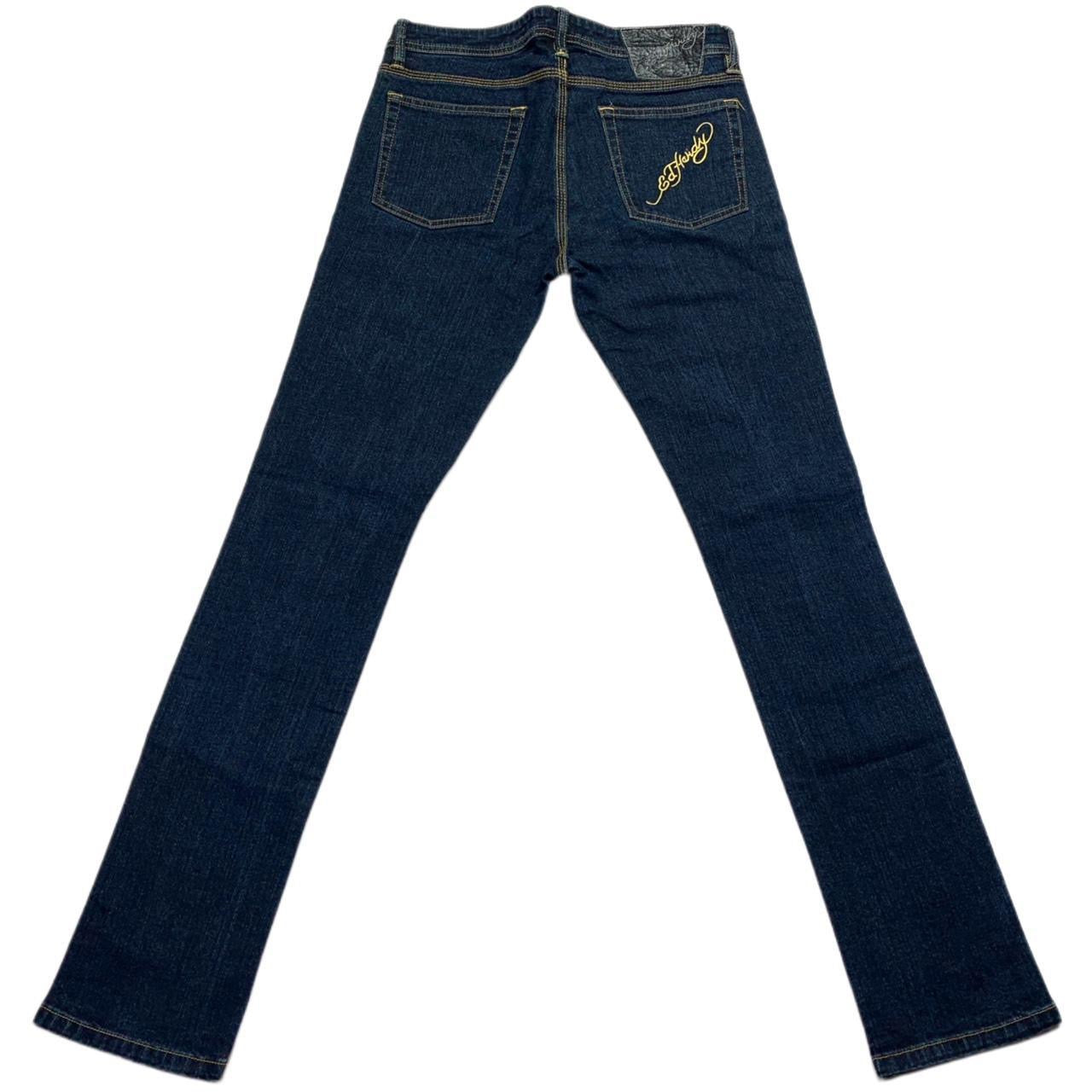 Ed Hardy Spell Out Denim Jeans