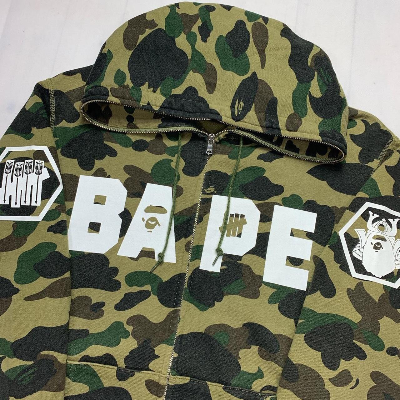 Bape x Undefeated Full Zip Hoodie