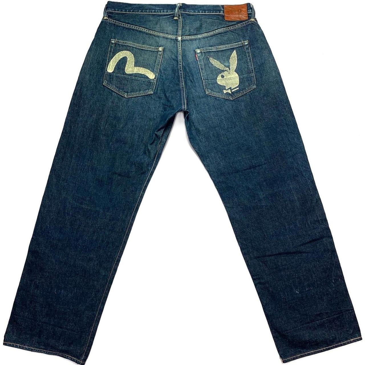 Evisu x Playboy Gull Japanese Selvedge Denim Jeans