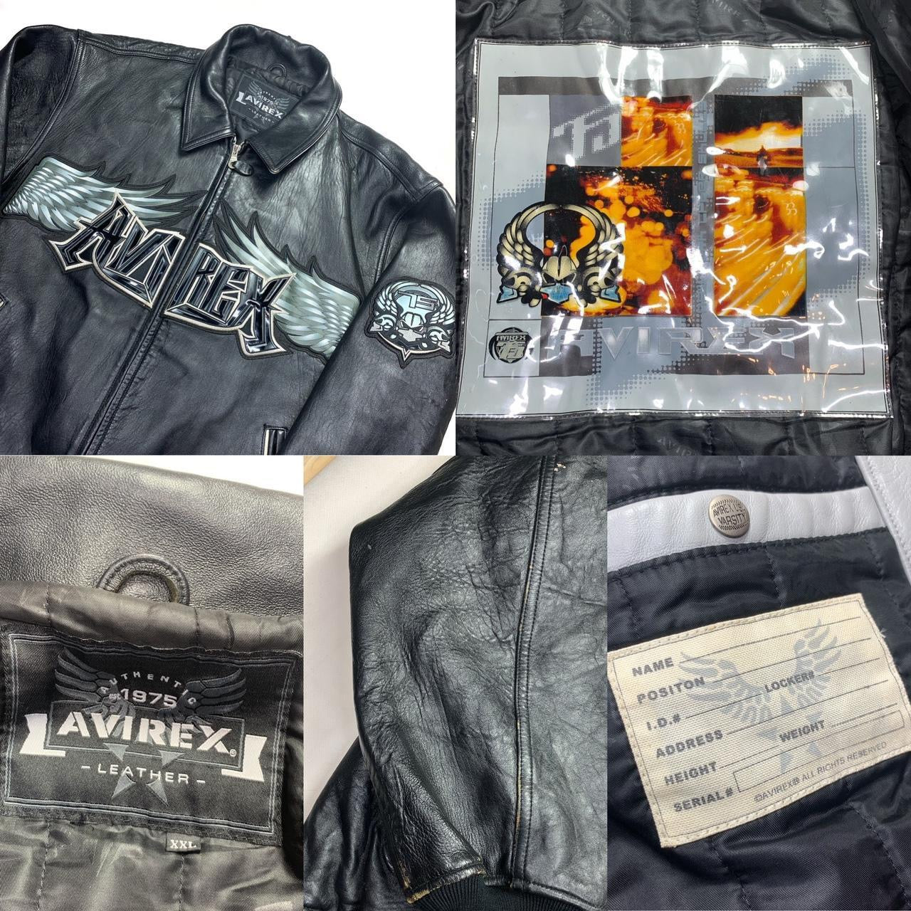 Avirex Leather Varsity Jacket