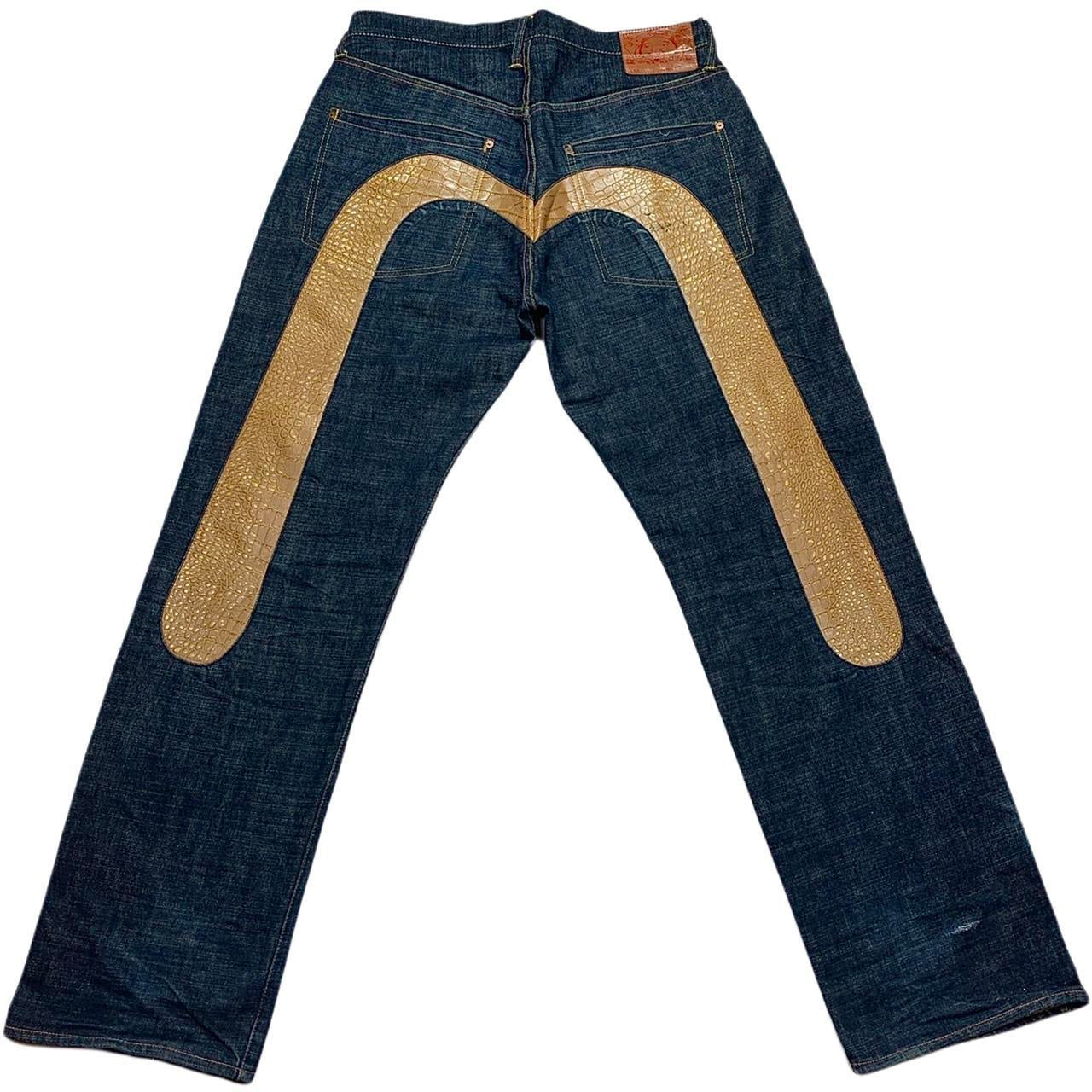 Evisu Snakeskin Daicock Japanese Selvedge Denim Jeans