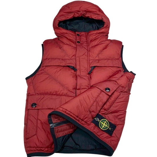 A/W 2011 Stone Island Opaque Nylon Tela Goose Down Body Warmer Jacket