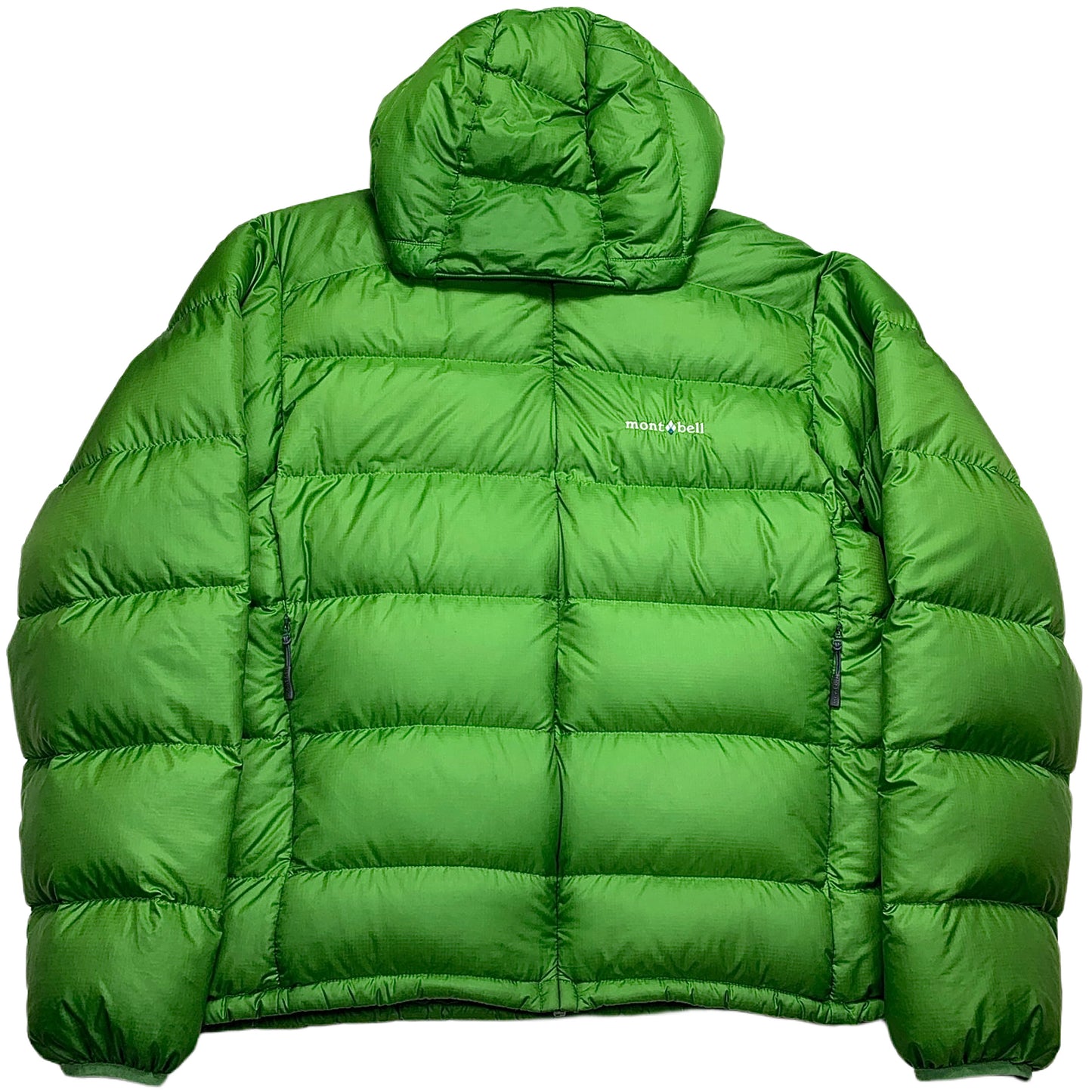 Montbell Hooded Puffer Jacket in Green