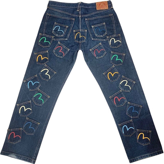 Evisu Multipocket Japanese Denim Jeans