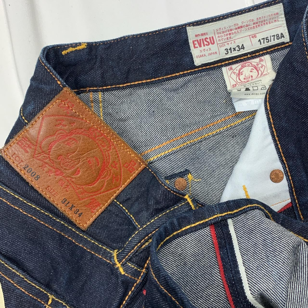 Evisu Multi Pocket Japanese Selvedge Denim Jeans