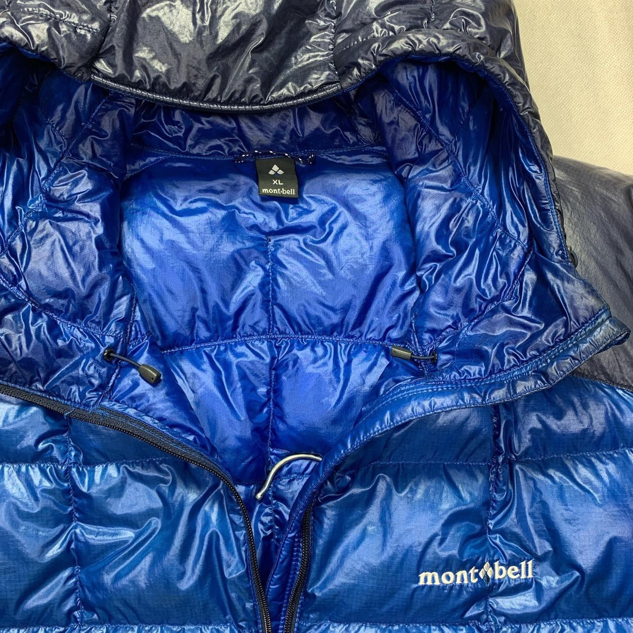 Montbell Superior Down Puffer Jacket Vest in Blue