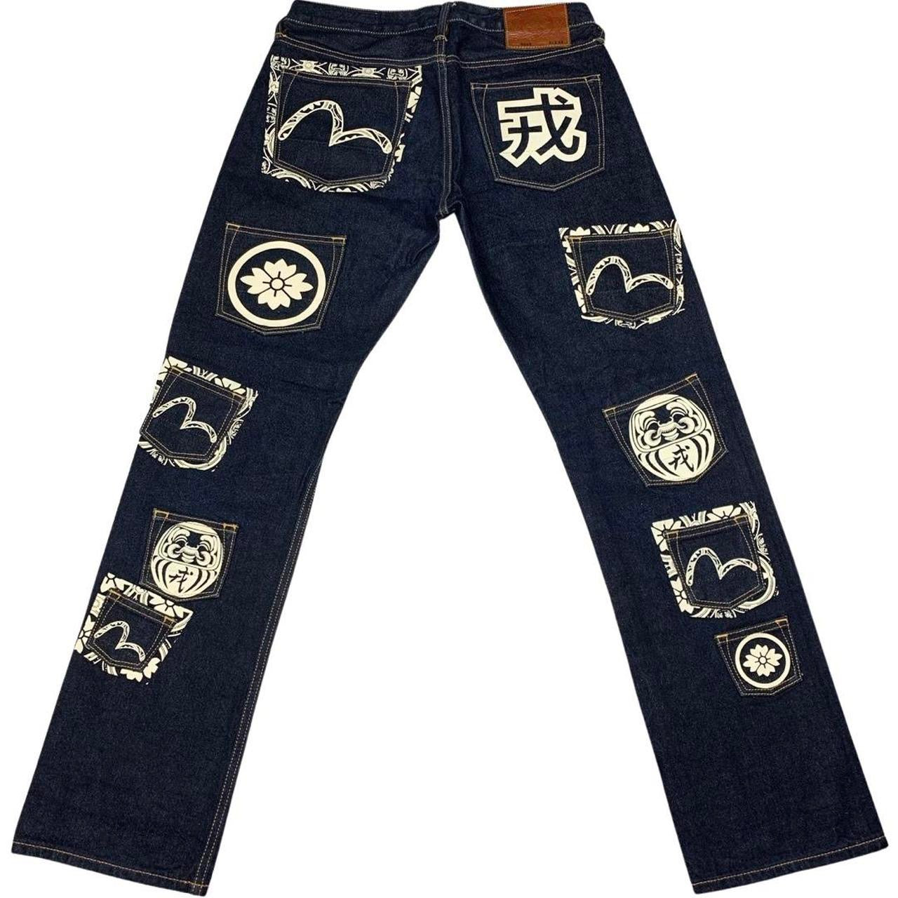 Evisu Multi Pocket Japanese Selvedge Denim Jeans